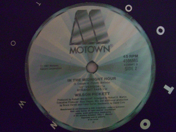 Wilson Pickett – In The Midnight Hour 12" vinyl record, image 2 of 3