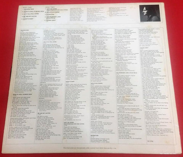 James Taylor – Walking Man LP vinyl record, image 2 of 6