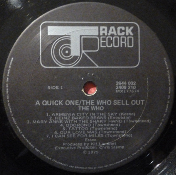 The Who – A Quick One / The Who Sell Out (2xLP) LP vinyl record, image 7 of 8