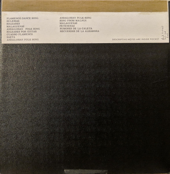 Unknown Artist – Flamenco LP vinyl record, image 2 of 4