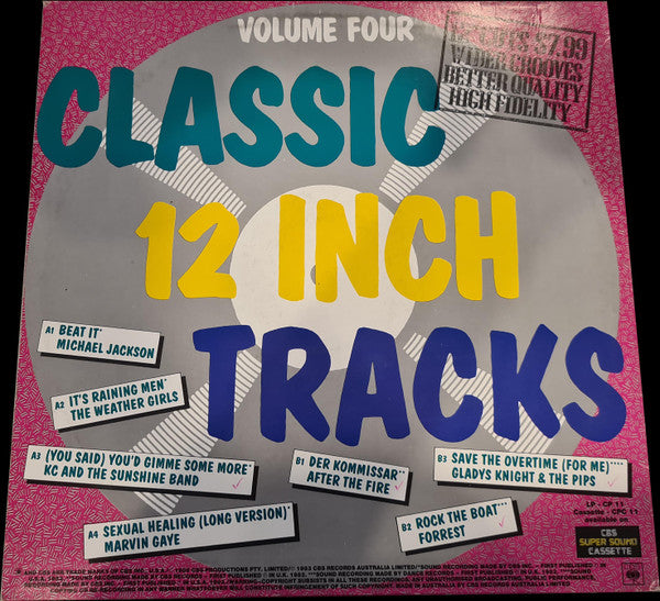Various – Classic 12 Inch Tracks - Volume Four LP vinyl record, image 2 of 4