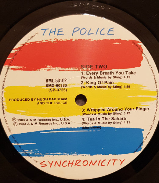 The Police – Synchronicity LP vinyl record, image 4 of 8