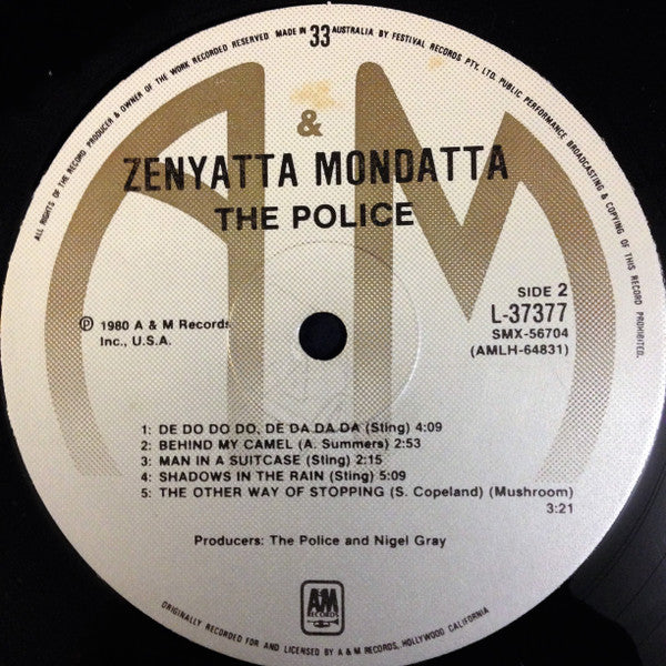 The Police – Zenyatta Mondatta LP vinyl record, image 9 of 9