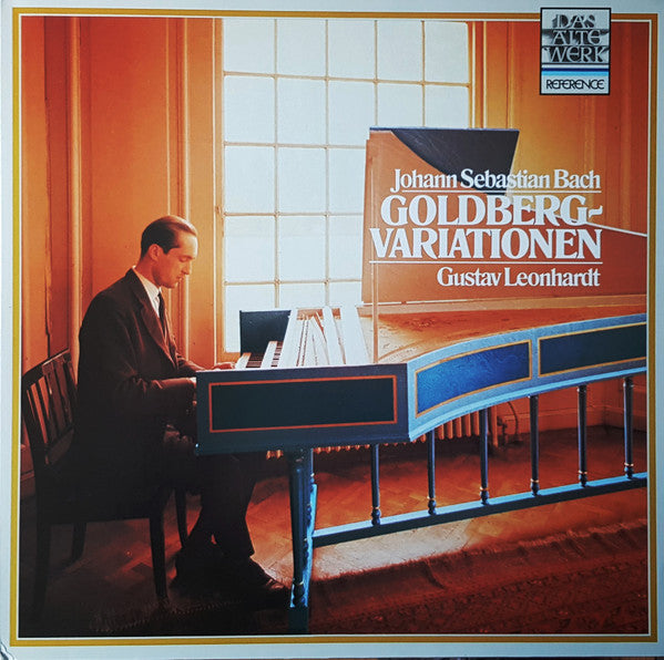 Johann Sebastian Bach, Gustav Leonhardt – Goldberg-Variationen LP vinyl record, image 1 of 3
