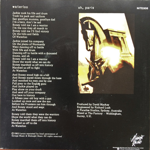 Jon English – Waterloo 7" vinyl record, image 2 of 4
