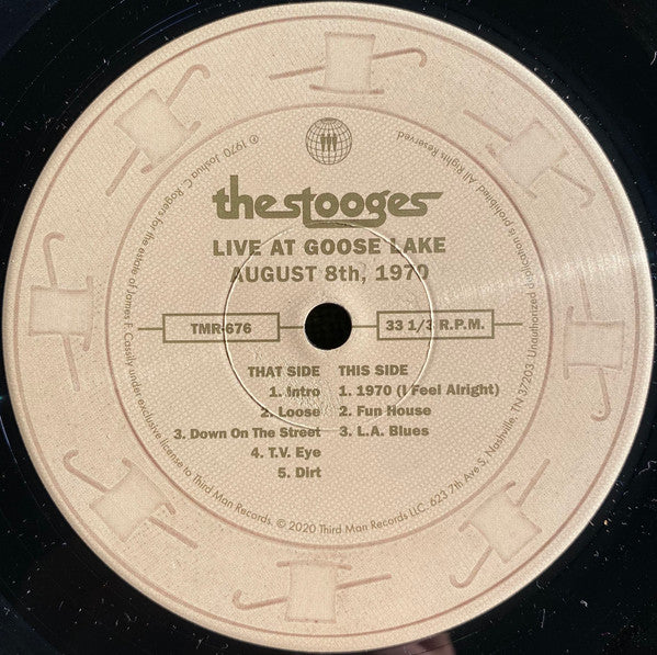 The Stooges – Live At Goose Lake August 8th, 1970 LP vinyl record, image 4 of 10