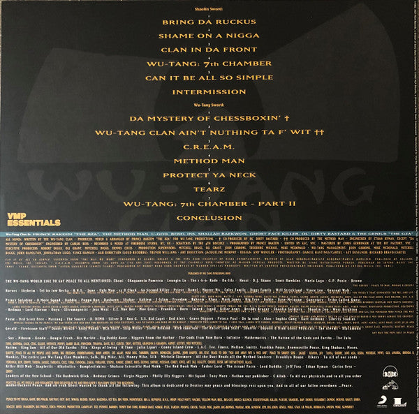 Wu-Tang Clan – Enter The Wu-Tang (36 Chambers) (2xLP) LP vinyl record, image 2 of 10