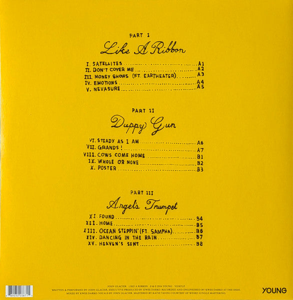 John Glacier – Like A Ribbon LP vinyl record, image 2 of 7