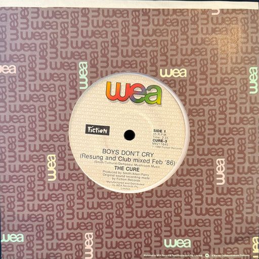 The Cure – Boys Don't Cry (New Voice • New Mix) 7" vinyl record, image 1 of 3