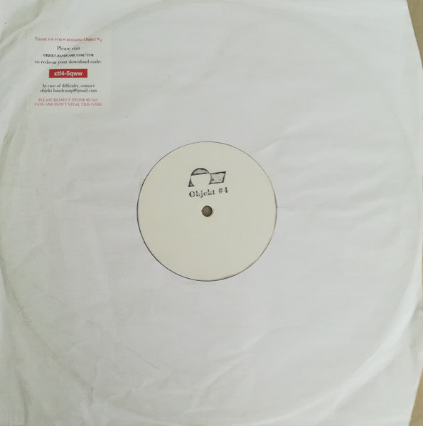 Objekt – Objekt #4 12" vinyl record, image 2 of 2