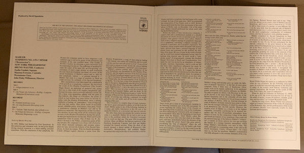 Bruno Walter, Gustav Mahler, New York Philharmonic – Resurrection (2xLP) LP vinyl record, image 3 of 7