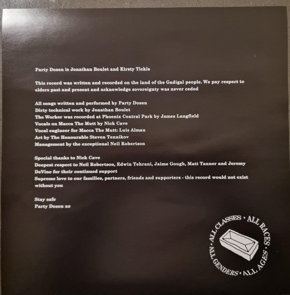 Party Dozen – The Real Work LP vinyl record, image 3 of 4