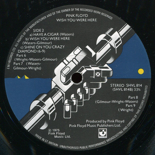 Pink Floyd – Wish You Were Here LP vinyl record, image 4 of 6