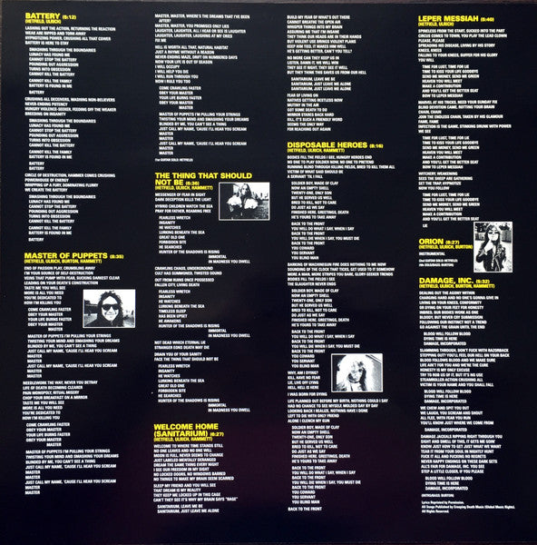 Metallica – Master Of Puppets LP vinyl record, image 5 of 9