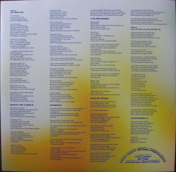 Red Hot Chili Peppers – Return Of The Dream Canteen (2xLP) LP vinyl record, image 9 of 10