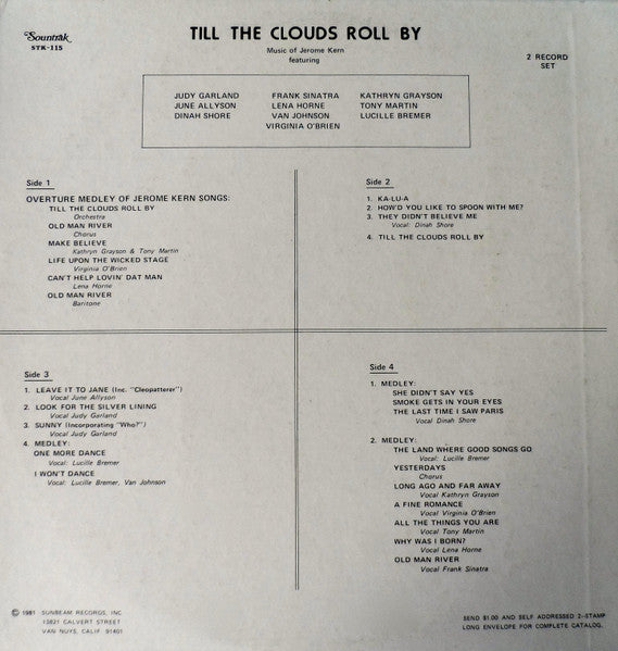 Jerome Kern – Till The Clouds Roll By (2xLP) LP vinyl record, image 4 of 8