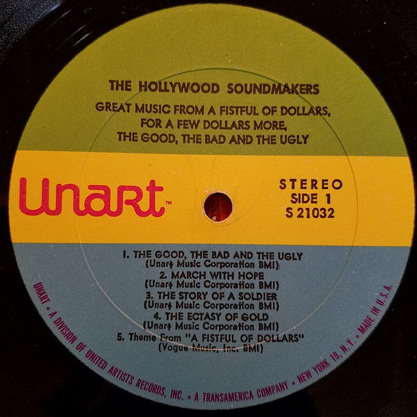 The Hollywood Soundmakers – Great Music From A Fistful Of Dollars / For A Few Dollars More / The Good, The Bad And The Ugly LP vinyl record, image 3 of 4
