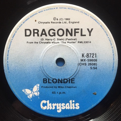Blondie – Island Of Lost Souls 7" vinyl record, image 2 of 2