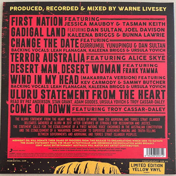 Midnight Oil – The Makarrata Project LP vinyl record, image 2 of 9