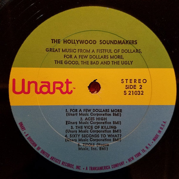 The Hollywood Soundmakers – Great Music From A Fistful Of Dollars / For A Few Dollars More / The Good, The Bad And The Ugly LP vinyl record, image 4 of 4