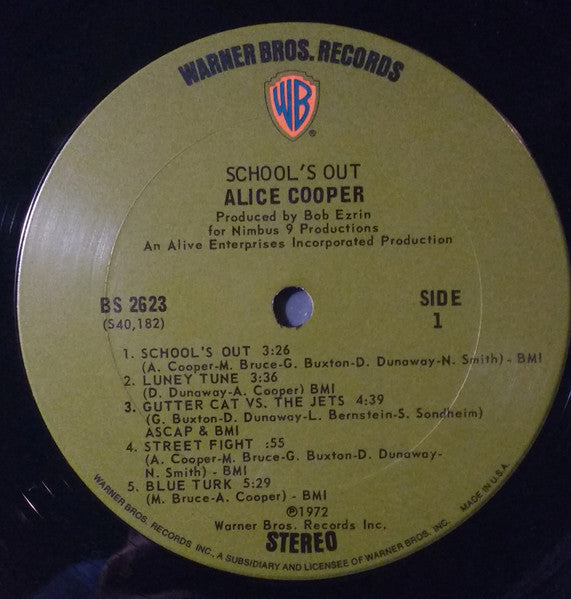 Alice Cooper – School's Out LP vinyl record, image 4 of 6