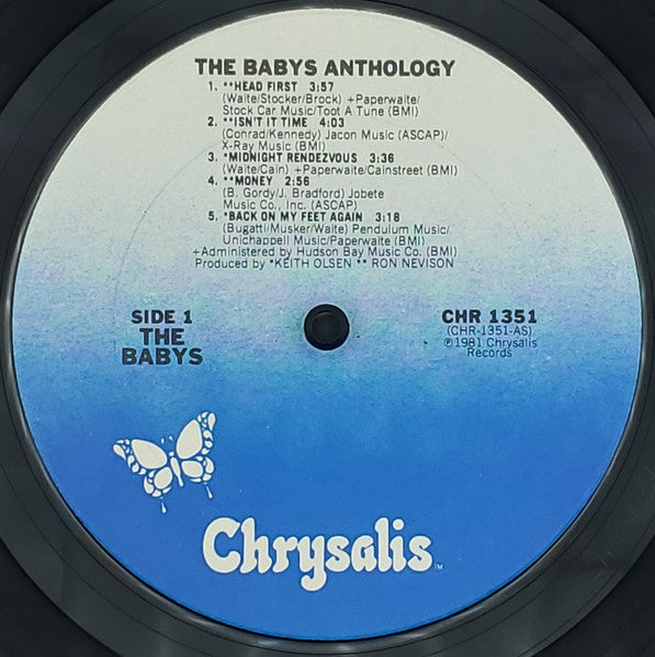The Babys – Anthology LP vinyl record, image 3 of 4