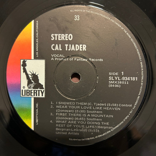 Cal Tjader – Tjader LP vinyl record, image 3 of 4