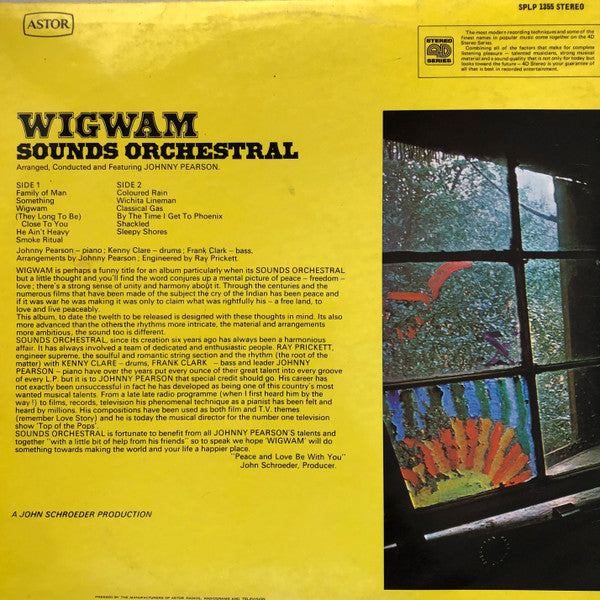 Sounds Orchestral – Wigwam LP vinyl record, image 2 of 4