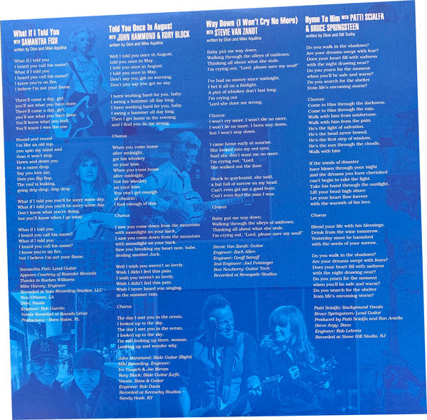 Dion – Blues With Friends (2xLP) LP vinyl record, image 10 of 10