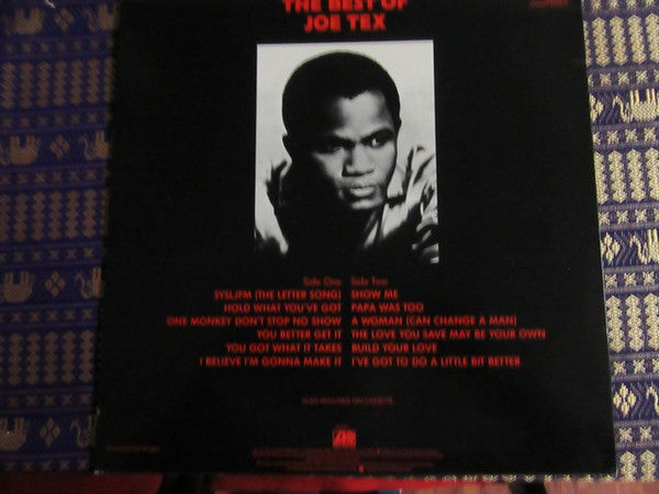 Joe Tex – The Best Of Joe Tex LP vinyl record, image 2 of 4