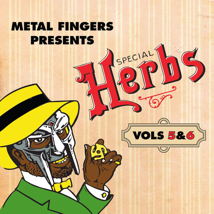 MF Doom – Metal Fingers: Special Herbs (Vols 5 & 6) (2xLP, Red Vinyl) LP vinyl record, image 1 of 4