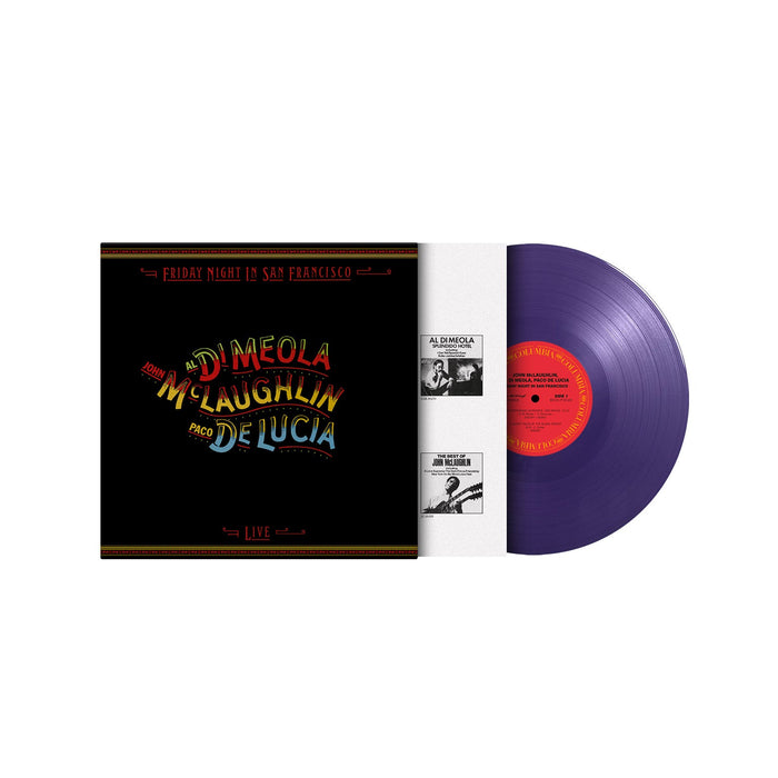 Al Di Meola, John McLaughlin, Paco De Lucía – Friday Night In San Francisco (Music On Vinyl, Purple Vinyl) LP vinyl record, image 3 of 3
