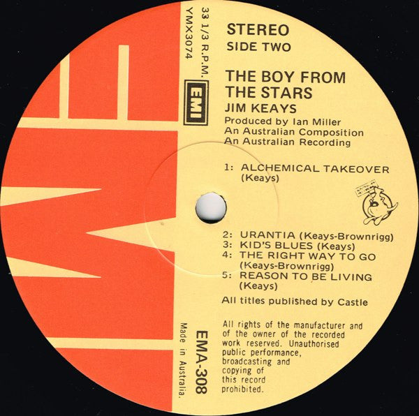 Jim Keays – The Boy From The Stars LP vinyl record, image 4 of 9