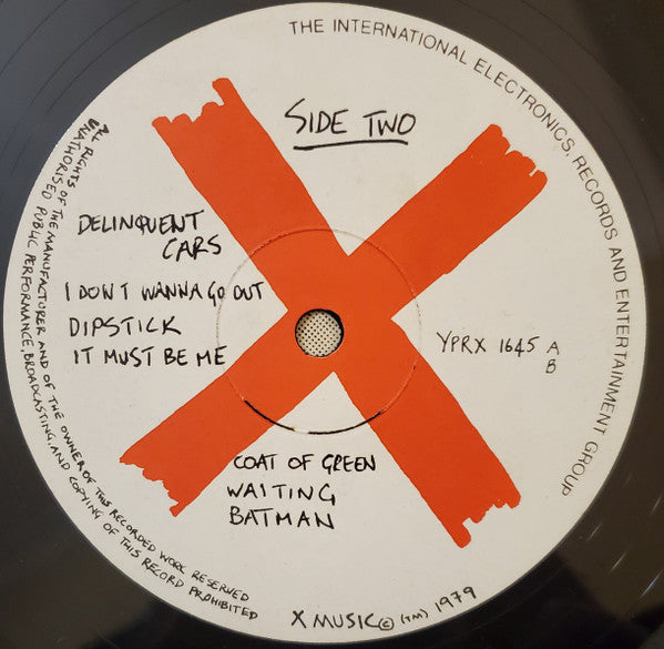 X – Aspirations LP vinyl record, image 4 of 4