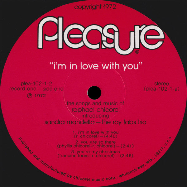 The Ray Tabs Trio, Sandra Mandella, Raphael Chicorel – I'm In Love With You (2xLP) LP vinyl record, image 5 of 9