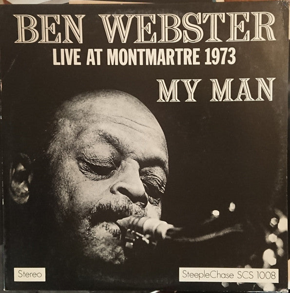 Ben Webster – My Man - Live At Montmartre 1973 LP vinyl record, image 1 of 4