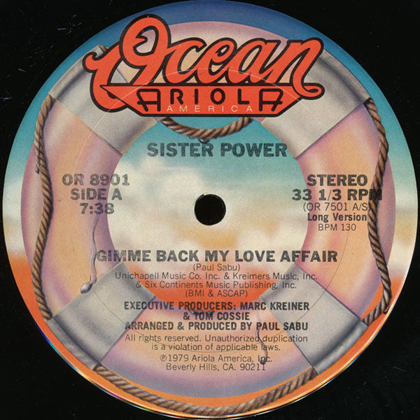 Sister Power – Gimme Back My Love Affair