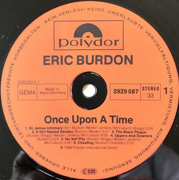 Eric Burdon & The Animals – Once Upon A Time (2xLP) LP vinyl record, image 5 of 8