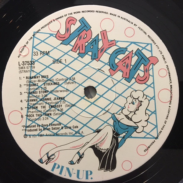Stray Cats – Runaway Boys LP vinyl record, image 3 of 6