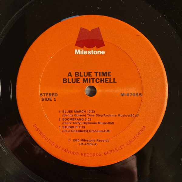 Blue Mitchell – A Blue Time (2xLP) LP vinyl record, image 5 of 5