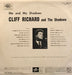 Cliff Richard & The Shadows – Me And My Shadows LP vinyl record, image 2 of 4