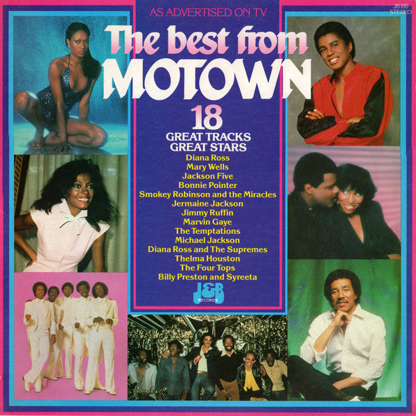 Various – The Best From Motown LP vinyl record, image 1 of 4