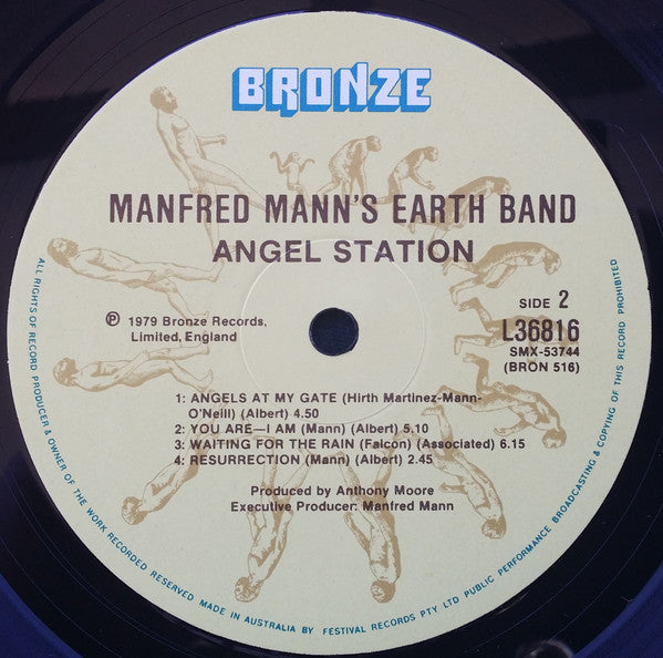 Manfred Mann's Earth Band – Angel Station LP vinyl record, image 4 of 5