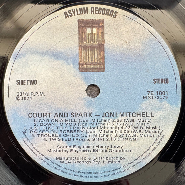 Joni Mitchell – Court And Spark LP vinyl record, image 6 of 6