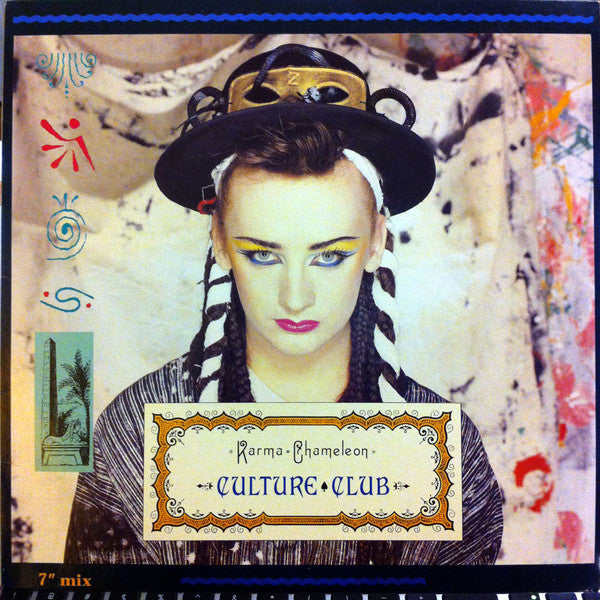 Culture Club – Karma Chameleon / I'll Tumble 4 Ya 12" vinyl record, image 2 of 6