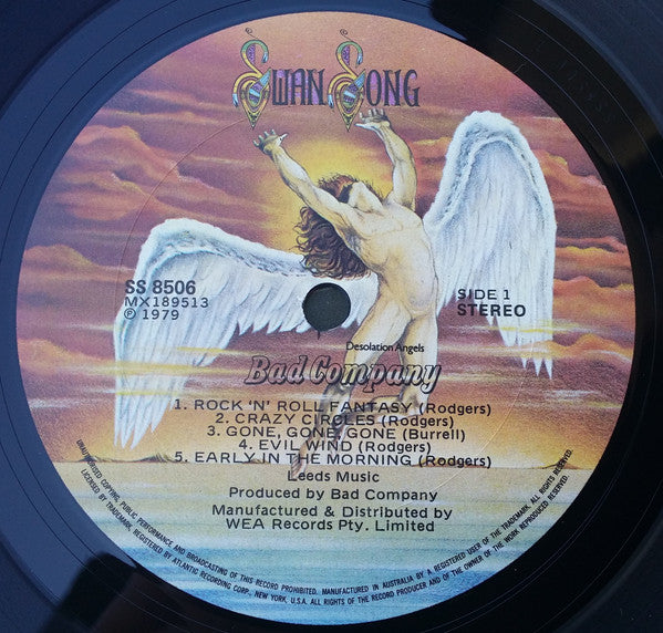 Bad Company – Desolation Angels LP vinyl record, image 6 of 7