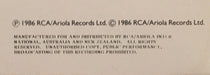 Eurythmics – Revenge LP vinyl record, image 7 of 7