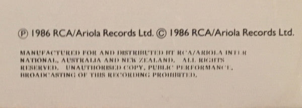Eurythmics – Revenge LP vinyl record, image 7 of 7