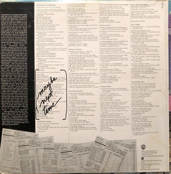 Little Feat – The Last Record Album LP vinyl record, image 2 of 4