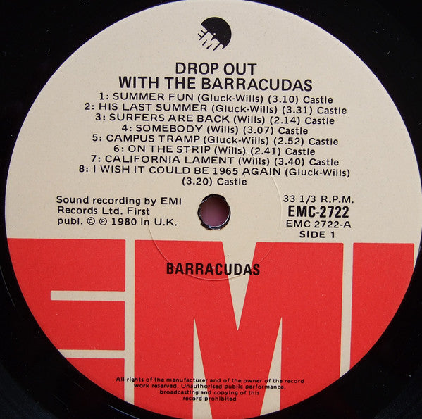Barracudas – Drop Out With The Barracudas LP vinyl record, image 3 of 5